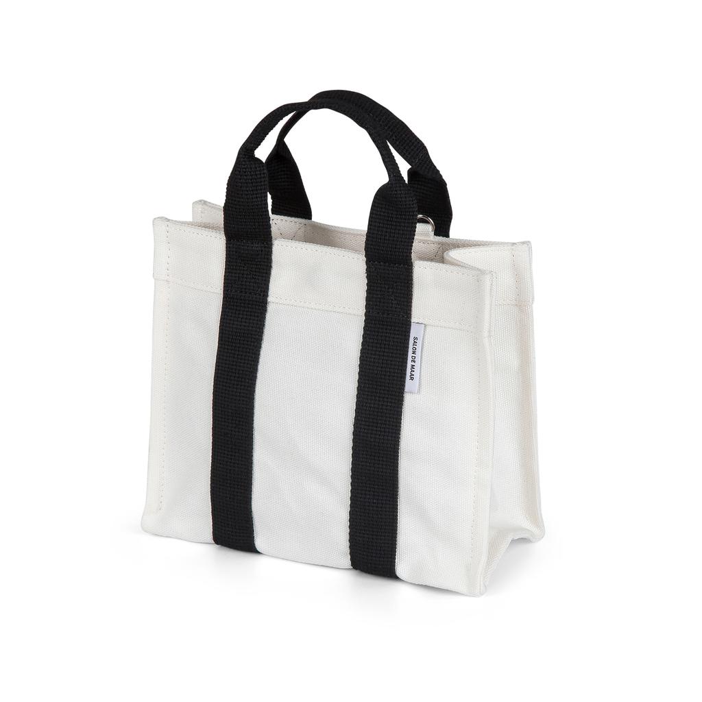 Salon De Maar Cité Mini Tote Bag White