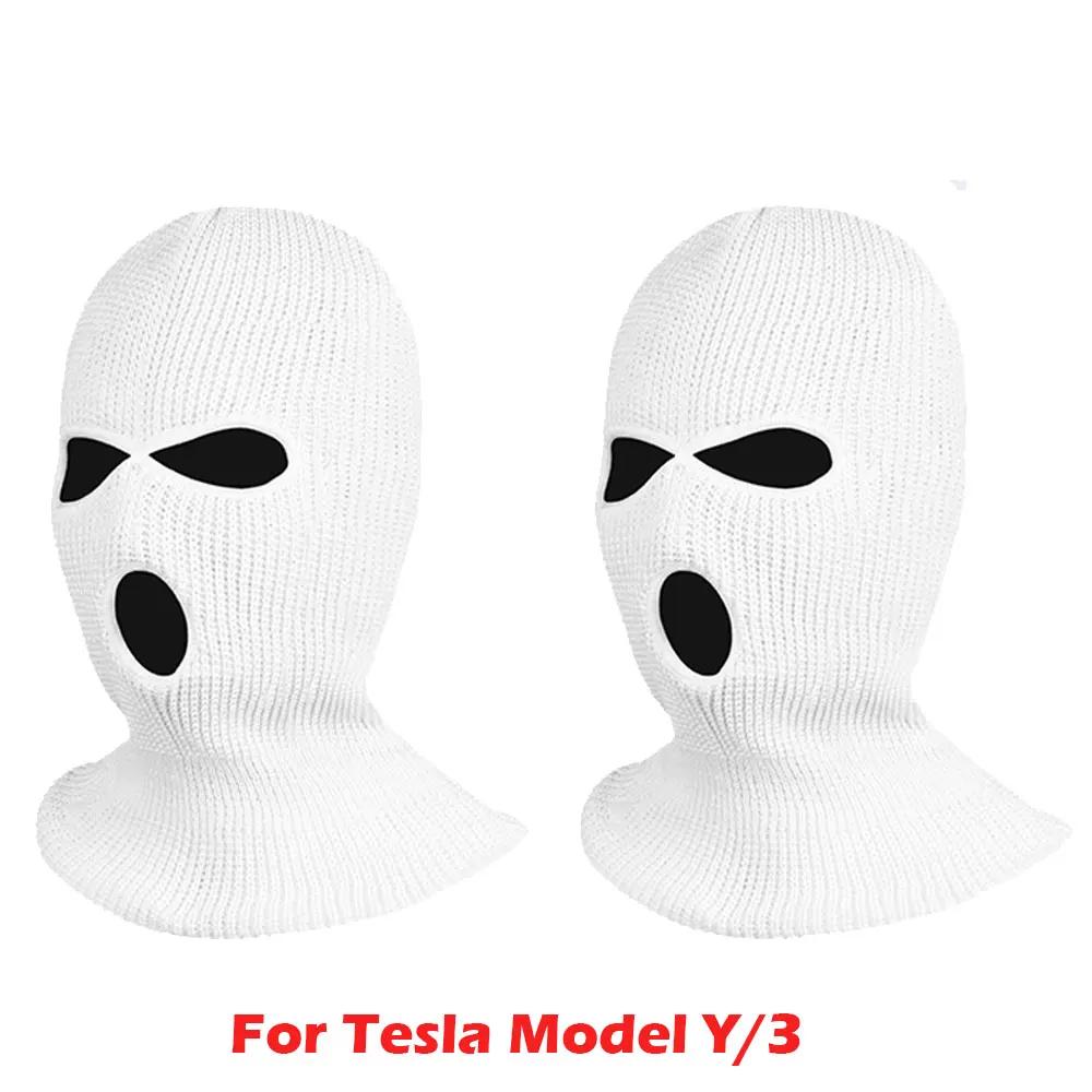 ISGTDRM Suitable For Tesla Model Y 3 Car Seat Cover Personalized Fun Hat Interior Modification Sentinel Mode Motorcycle Headgear
