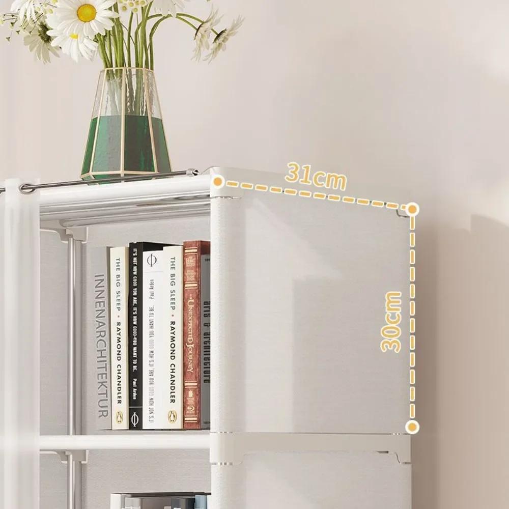 Dustproof Simple Cloth Wardrobe Space Saving Easy To Assemble Widening and Raising Wardrobe Generic Multipurpose Storage Rack