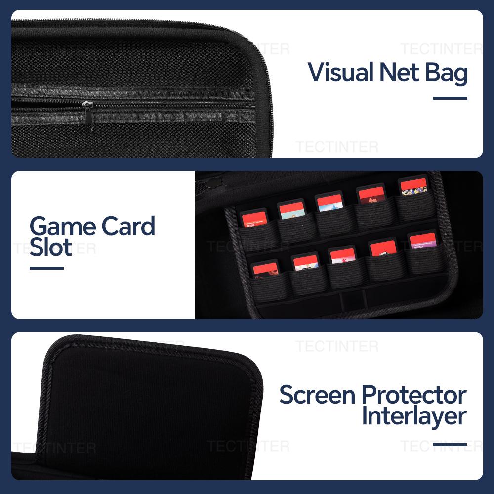 Large Storage Traval Bag for Nintendo Switch Console Carrying Protective Case Pouch for Nintendo Switch Oled Game Accessories