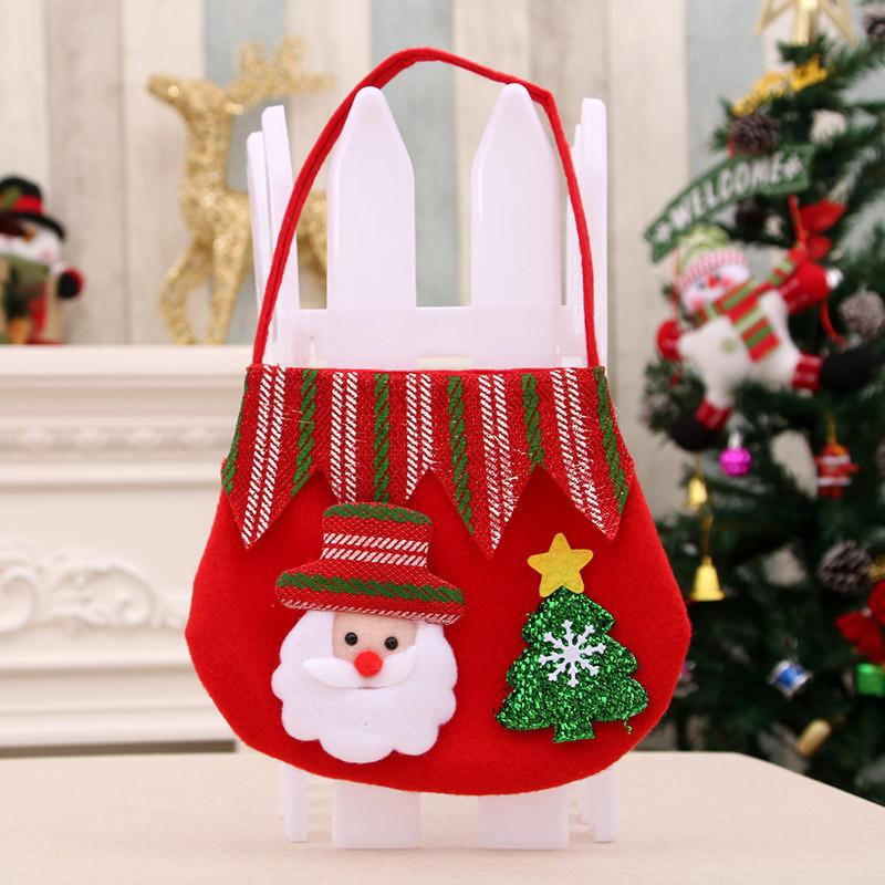 Christmas And Candy Gift Bags With Durable Non Woven Material For Events