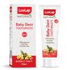 LuvLap Naturals 100% Natural Baby Toothpaste Bubble Fruit Flavour Fluoride Free Toddler Kids Dental Care 100g Pack of 1