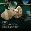 Large Nordic Luxury Wall Decoration Creative Home Decoration Wall 3D Wall Hanging Living Room Decoration Accessories With Lamp