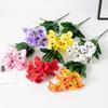 Fringed Simulation Iris Flower Home Living Room Decoration Fake Flower Ornaments