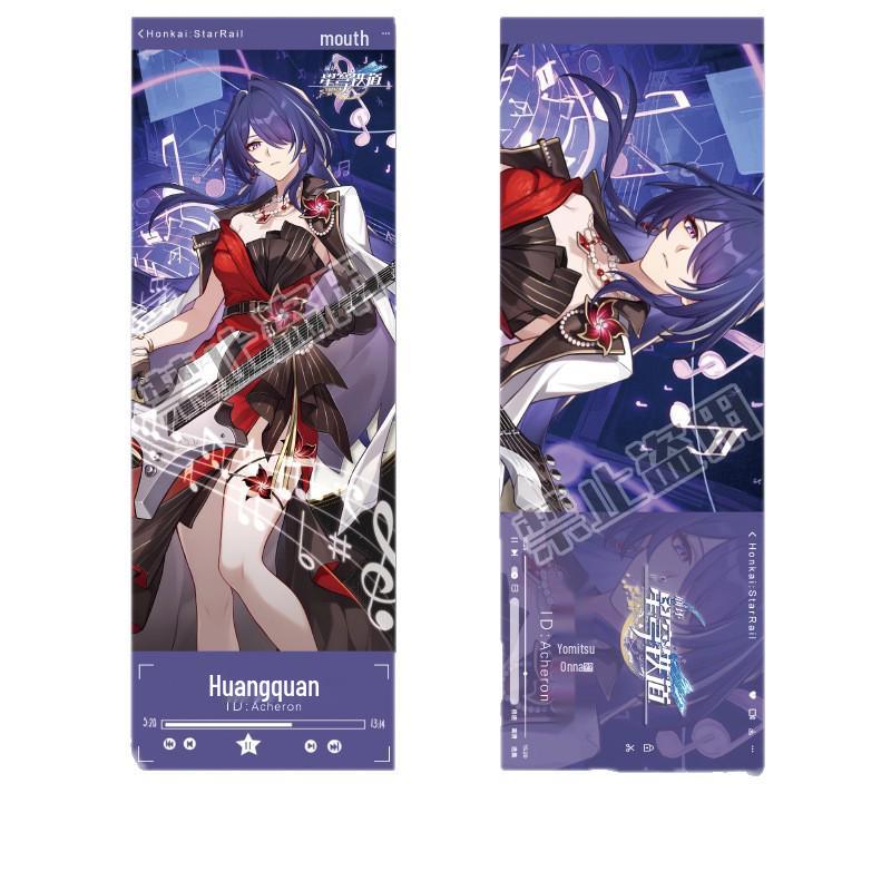 Honkai: Star Rail Anime Bookmark & Card Set – Herta, Xia, Die, Jing Yuan, Yelan