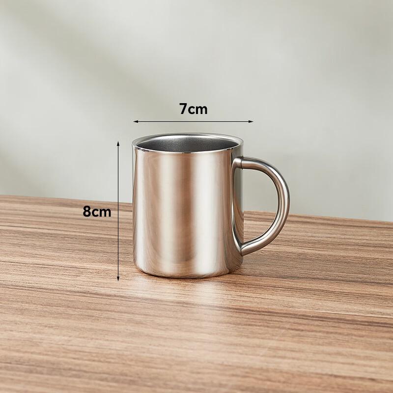 

Shangqi 304 Stainless Steel Water Mug with Handle (Set of 3)