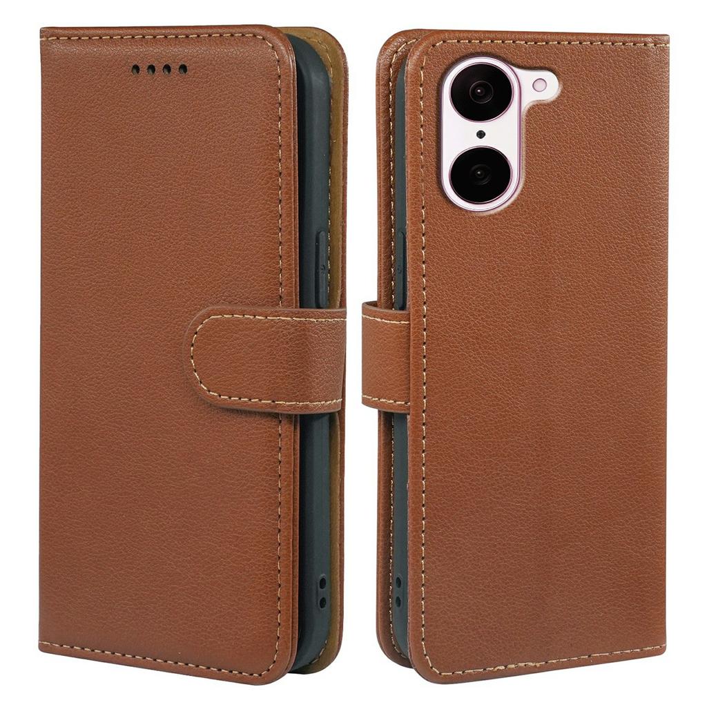 For OnePlus Nord CE5 5G/Ace 5 Racing 5G Case RFID Blocking Wallet Litchi Texture Leather Phone Cover Magnetic Clasp