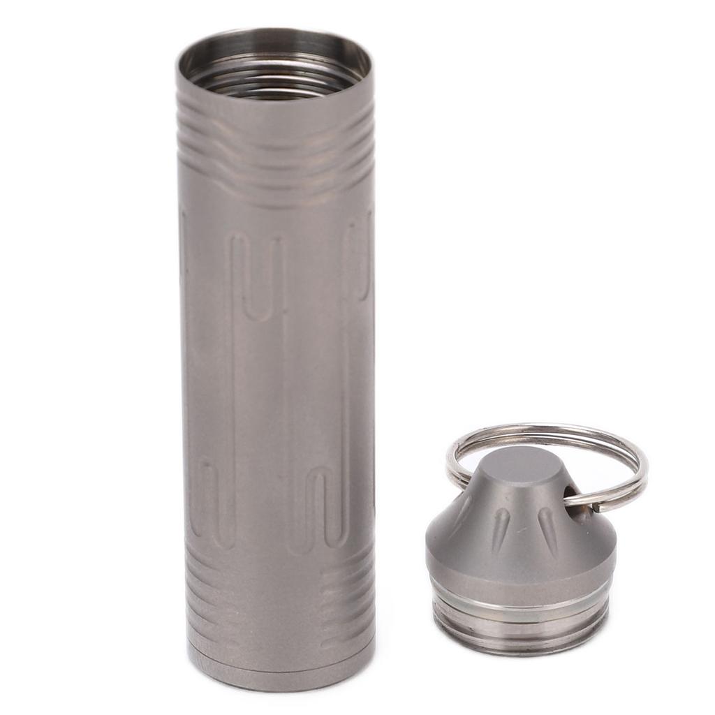 Pills Cases Keychain Portable Waterproof Emergency Medicine Storage Box for Outdoor Travel