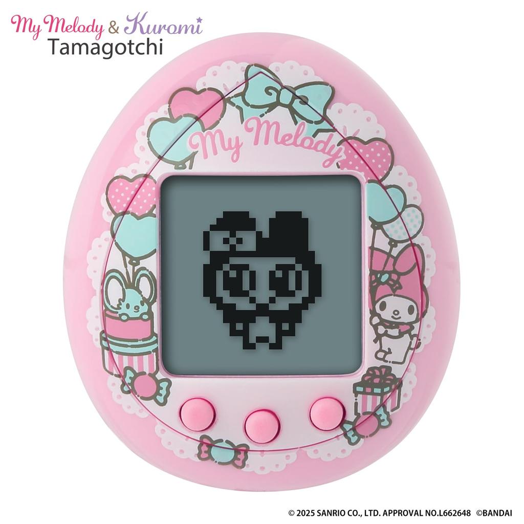 My Melody & Kuromi Tamagotchi - My Melody Version Electronic Handheld Game Toy