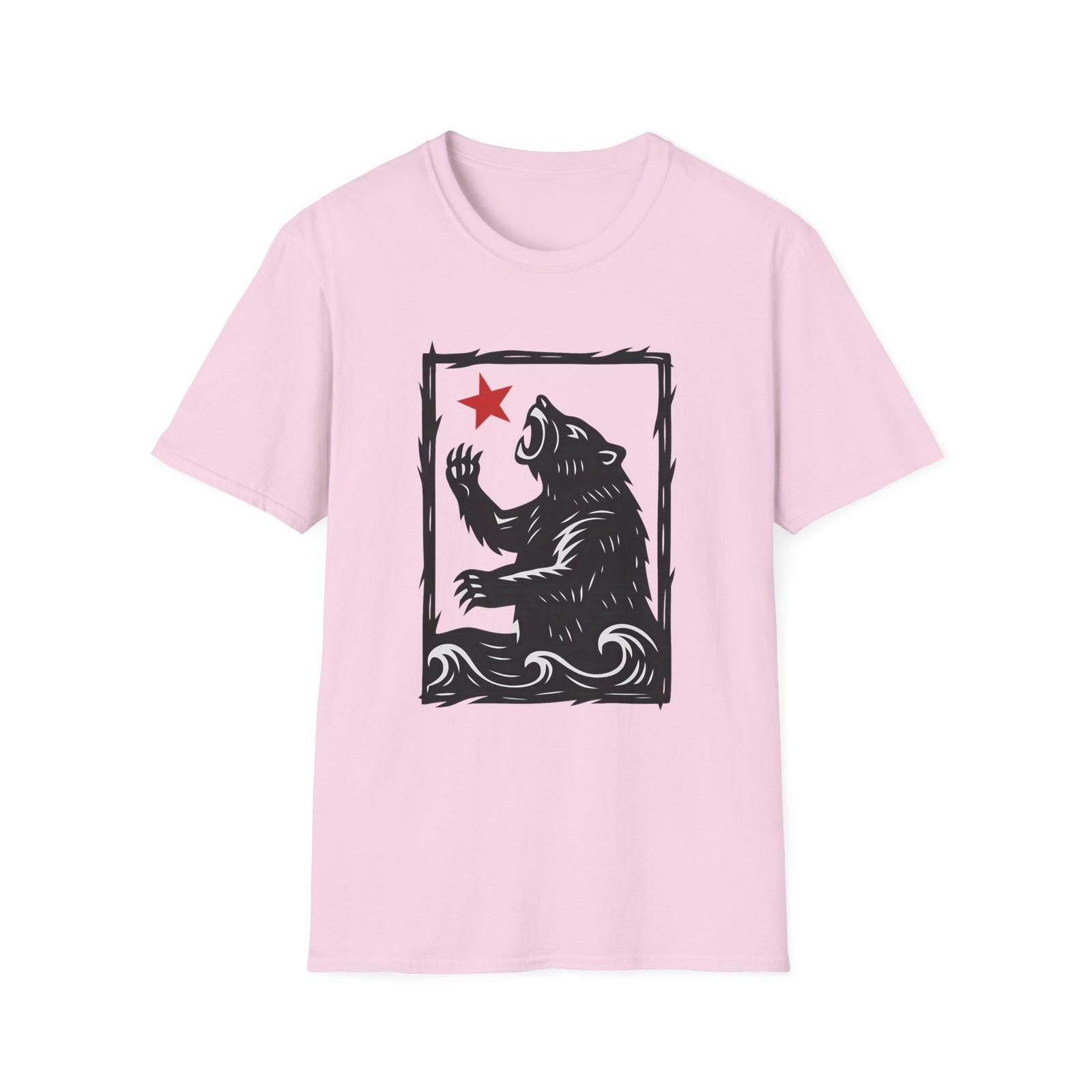 Unisex Softstyle Roaring Bear T-Shirt Mens Womens Tees Top– Mythic Beast, Bold Streetwear M