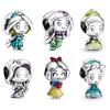 Sell Snow White Charms Beads 925 Silver for Women 925 Bracelet Bangle DIY Jewelry Pendant