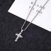High Quality Cross Titanium Steel Non Fading NecklaceDomineering and Trendy Gentle hip-hop Pendant ChainBrandNew Handsome Men Women
