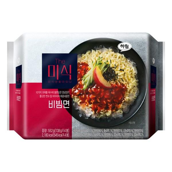 

Pile type bibim noodles 138g, 4 pieces
