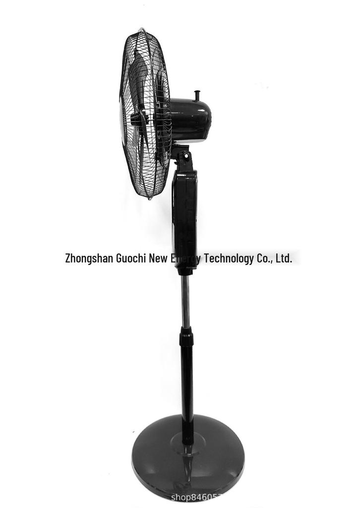 16-Inch Solar Rechargeable DC Floor Fan for Home and Outdoor Use