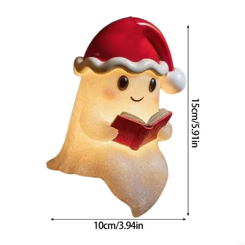 Cute Ghost Reading Desk Lamp Halloween 3D LED Luminous Night Light For Party Home Decoration