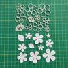 Flower Die Cuts Petal Cutting Dies Template Scrapbooking Embossing Stencil for Kid Birthday Card Making DIY Paper Craft