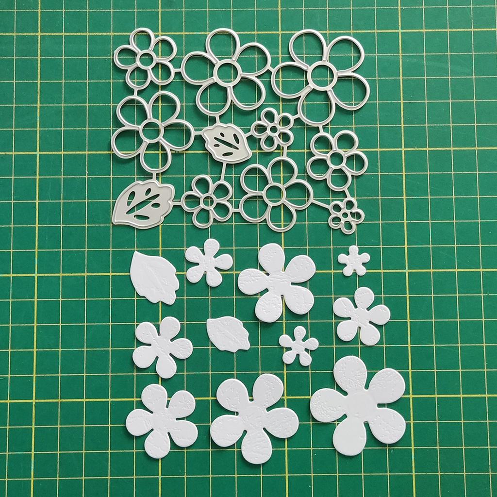 Flower Die Cuts Petal Cutting Dies Template Scrapbooking Embossing Stencil for Kid Birthday Card Making DIY Paper Craft