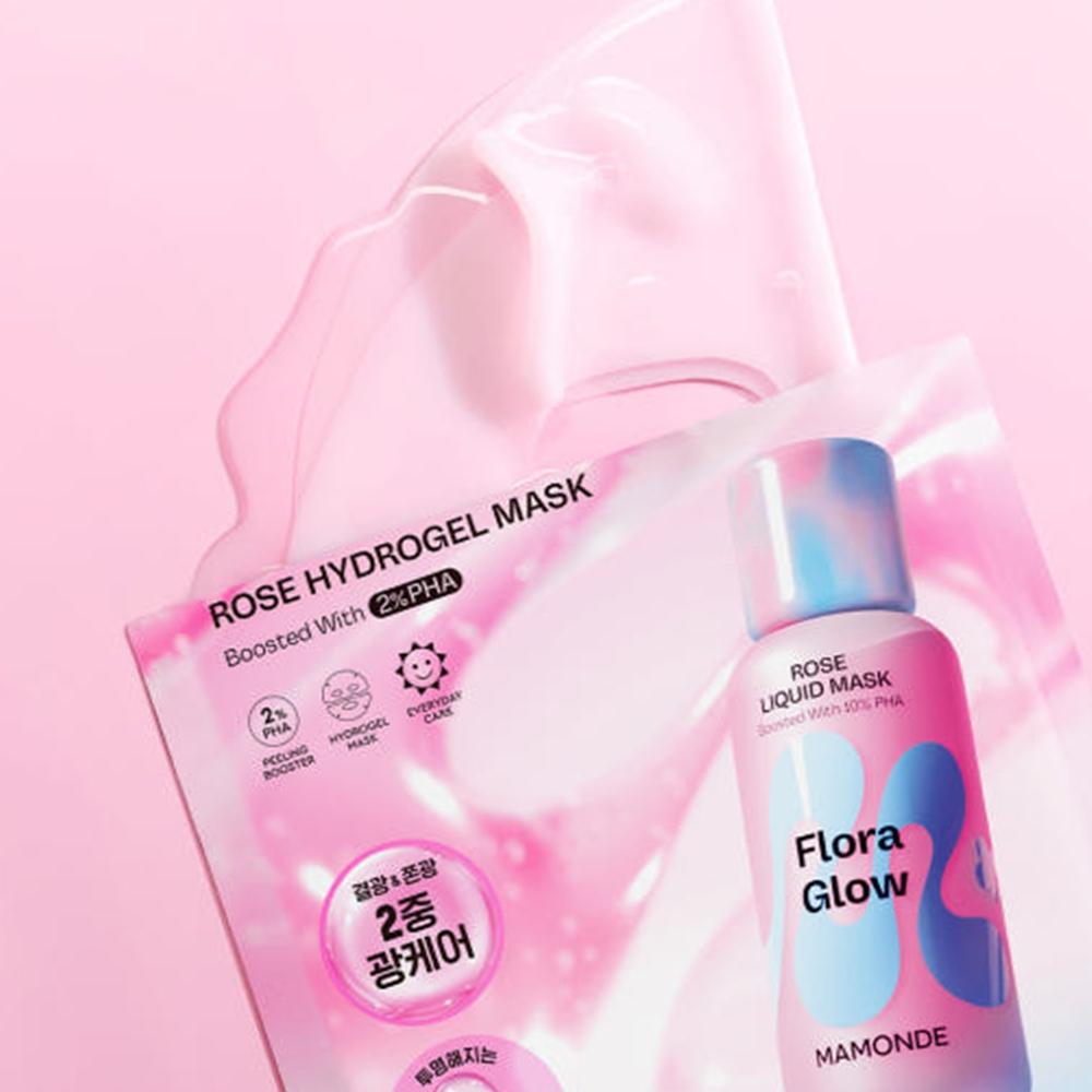 Mamonde Flora Glow Maska hydrożelowa z różą 42g
