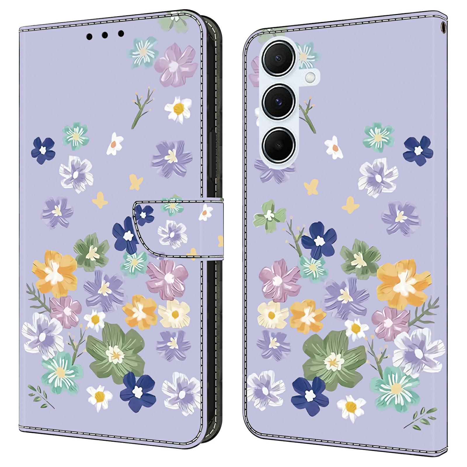 

Для Samsung Galaxy A55 5G Чехол с рисунком Печать Противоударный Кожаный Флип-кошелек Чехол для телефона H