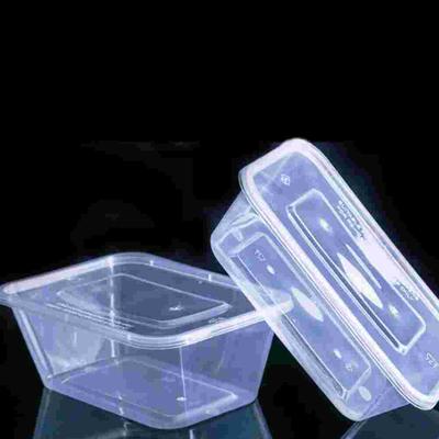 50 stücke Transparent Obst Carry Out Box Einweg Salat Mahlzeit Container Lebensmittel Lagerung Box Nehmen Out Verpackung Box (500ml)