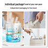 Jiemengzhe Nano Disposable Travel Toothbrushes, Soft Bristles, Mint Flavor, 8-Pack