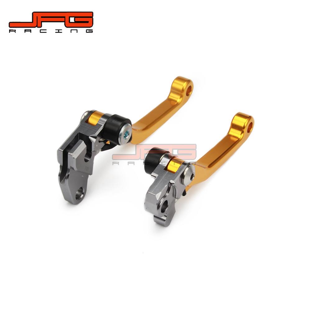 CNC Aluminum Alloy Bull Horn Brake & Clutch Lever for RM85 RM125/250 Off-Road Motorcycles