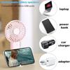 Handheld Fan Rechargeable Portable Mini USB Fan 3 Speed Mini Fan with Phone Holder Rechargeable Fan Table Fan Fan Portable Fan