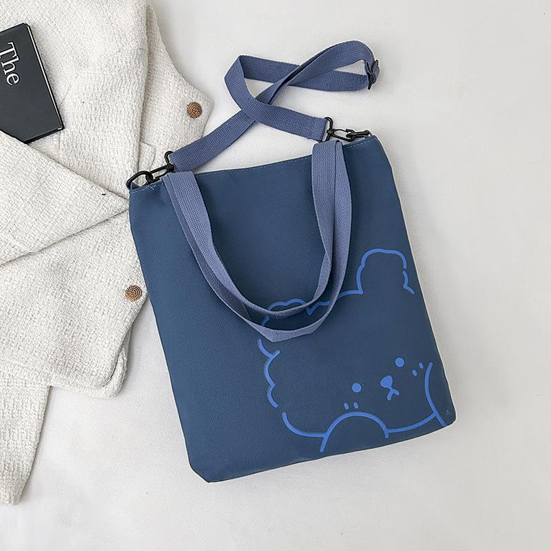 Large Capacity Underarm Canvas Bag Women's 2025 New Casual Commuter Shopping Bag Student Shoulder Canvas Bag for Class