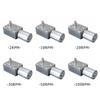 DC 12V Electric  Reducer Mini 2-100RPM Metal Worm Gear Box Motors Stainless Steel Self Locking Square for Micro Winch