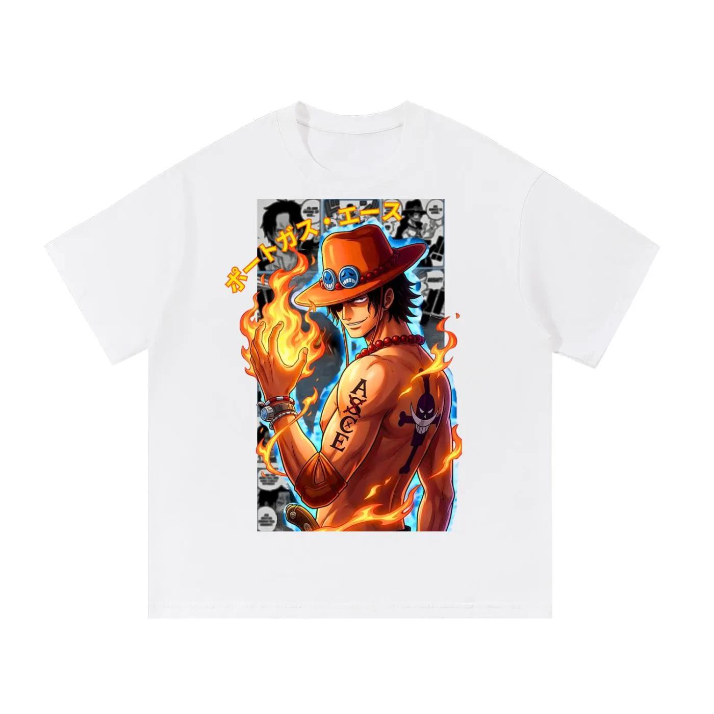 

One Piece Anime Graphic Cotton TShirt Anime Fan Apparel 2026 Shirt New Cotton Summer Tshirt for Unisex and Women L