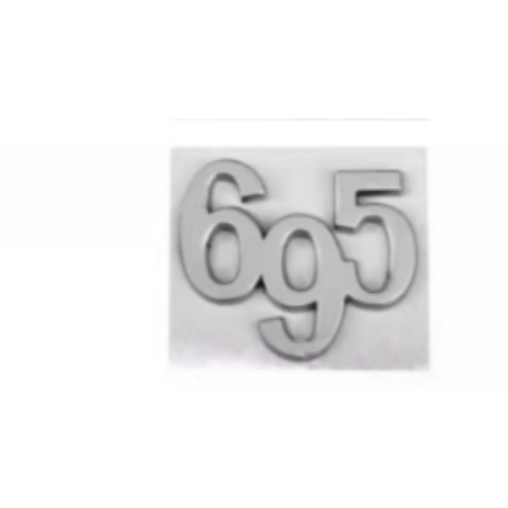 Car Styling 595 695 3D Car Body Fender Rear Trunk Adhesive Metal Badges Sticker Emblems Decals for 595 695 Logo