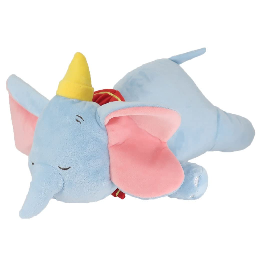

Marushin Disney Dumbo Sleep Blue H36 x W18 x D16cm and 2215041400 Cushion, (excluding hands, feet, accessories), Mother s Day, Birthday, Gift,
