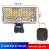 Adjustable LED Work Light for Mak 18V Li-ion Battery Portable Waterproof Emergency Flood Lamp for Construction Jobs