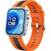 Silicone Strap for Huawei Watch Fit 4 / 4 Pro / 3, Orange / Black