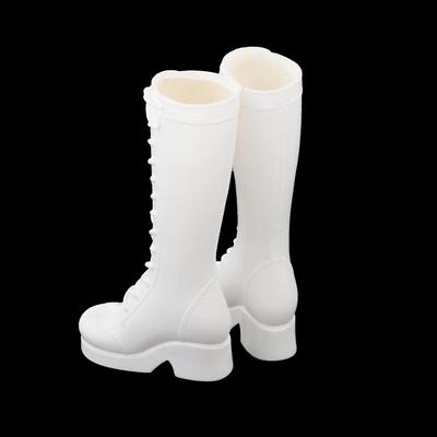 1/6 Scale Female Figure Doll Accessories, High-Heeled Boots for 12 Inch Action Figures, White
