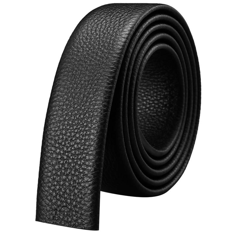 Мужской двусторонний ремень GOLF из натуральной кожи 120cm