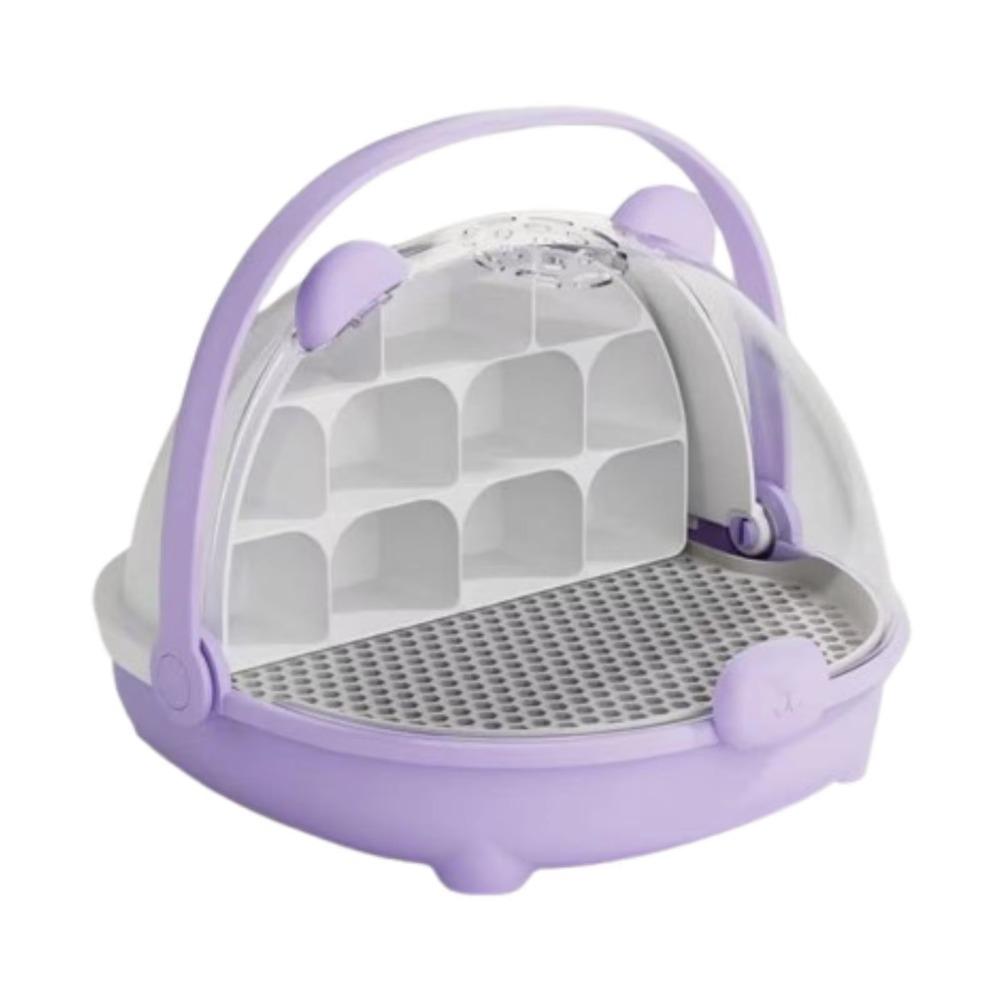 

Visible Door Silkworm Observation Cabin Folable Handle Silkworm Hatching Container Kids