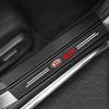 AADW1 Autotürschwellenleisten Kofferraum Heckstoßstange Schutz Carbonfaser Leder Aufkleber Für Kia Sportage Ceed Picanto Niro K5