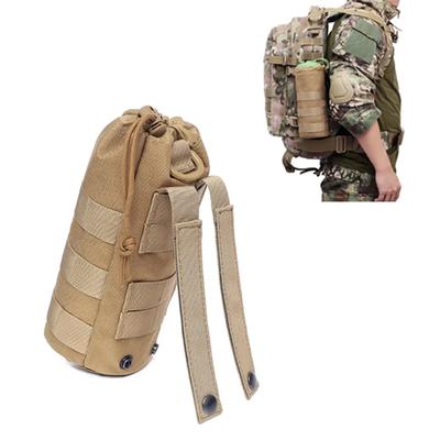 Tactical Molle Net Water Bottle Bag Water Cup Set Camouflage Water Bottle Bag Outdoor Travel Camping Hiking Fishing