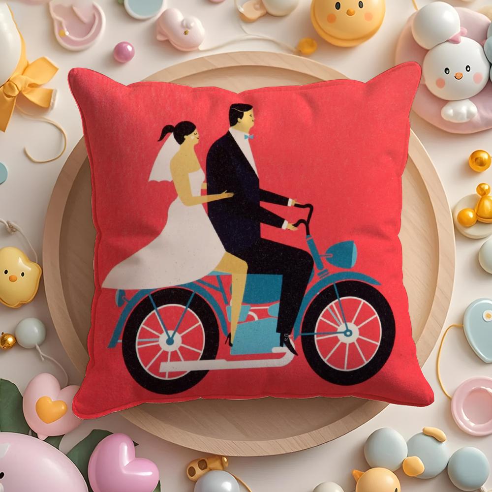 

Illustration by DDawid Ryski Pillow Case Soft Plush Fabric DoubleSided Printed Cushion Cover Warm Winter Sofa Pillow Case 30x30cm