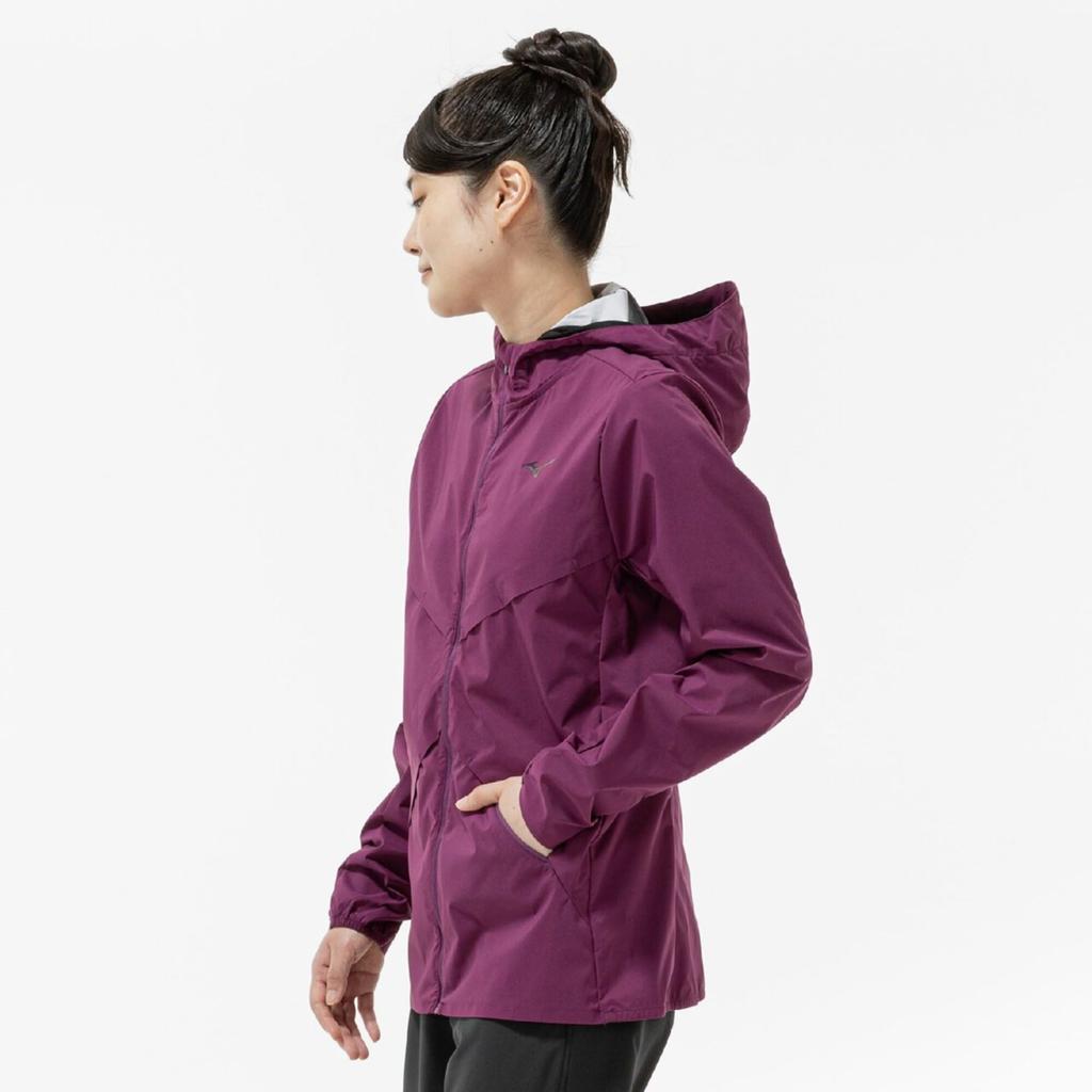 [Mizuno] Running Wear, Premium Thermal Charge Jacket, Water-Repellent, Easy to Move In, J2MEC701, Women's, Dark Purple