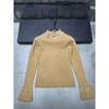 European Style High-Quality Spring Bow Neck Knit Base Layer