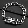 Creative Simple Cross Bracelet Stainless Steel Classic Hand Chain Elegant Bracelets Jewelry Accessories