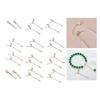 Sturdy Brass Adjustable Chain Portable Keychain with Lobster Clasp Fashion Accessory for Tent and Luggage Daily Use