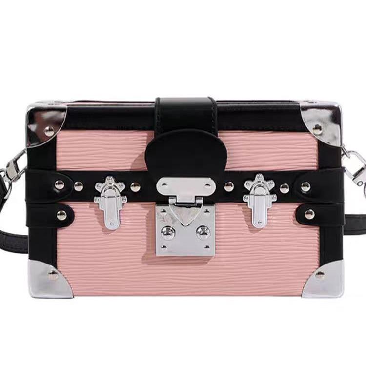 Trendy Box Messenger Bag: Stylish High-End Design for Men & Women