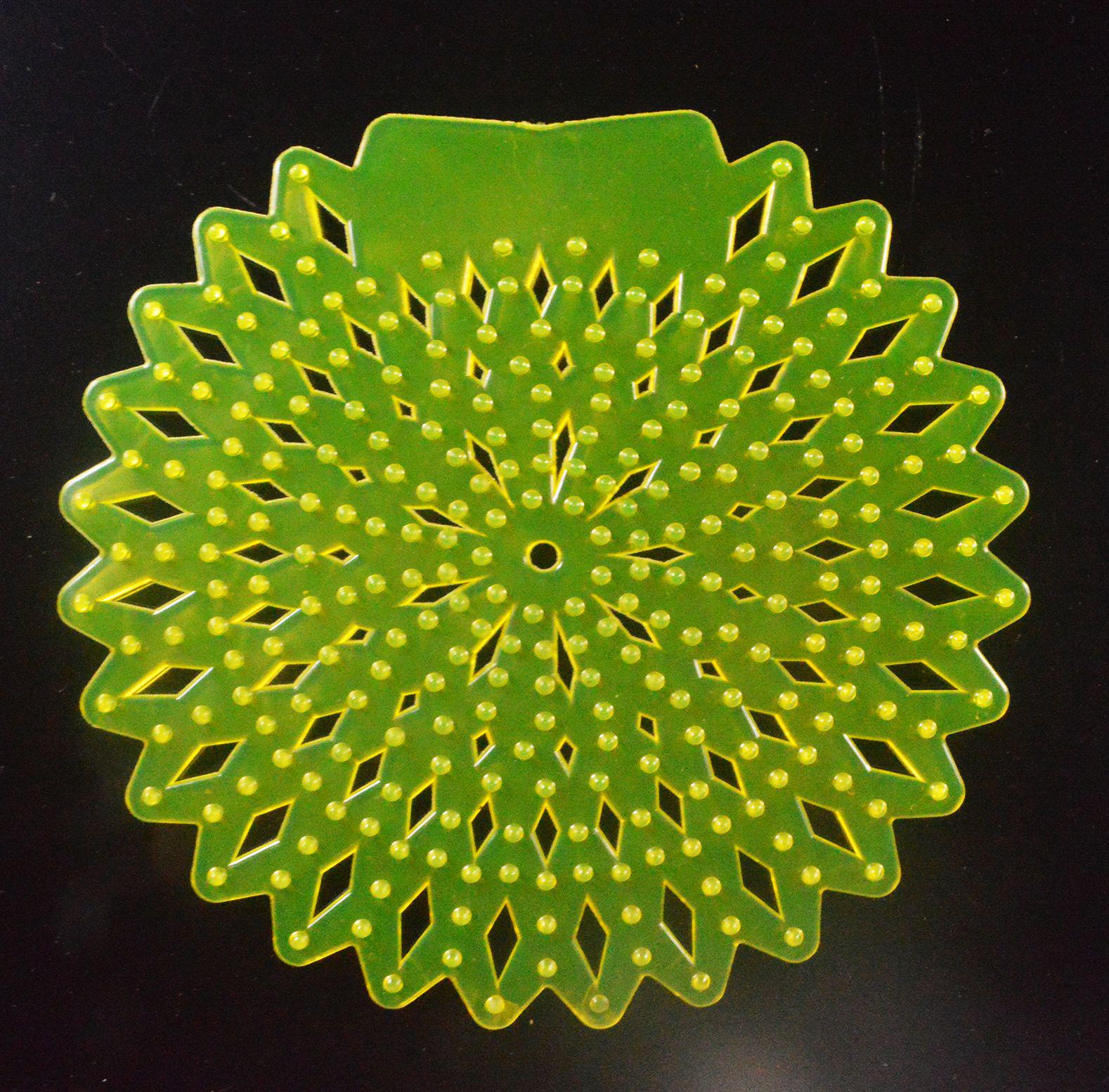 

Мужские дезодорирующие ароматические таблетки для писсуара и ароматические треугольные блоки жёлтый