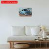 2D flat Wooden 30*20cm Retro Classic Truck Sign - Wall Art Decoration Garage Wall Decoration, Cafe Bar Club Living Room Wall Holiday Celebration