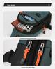 Trendy Lightweight Men's Commuter Chest Bag: Wear-Resistant, Large Capacity, Multi-Compartment Crossbody