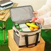 1pc Large-capacity Insulated Box Oxford Cloth Refrigerated Ice Pack Outdoor Camping Portable Hand-held Picnic Bag Storage Bag