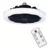 E27 LED Ceiling Fan Light 30W Remote Control Dimmable Integrated Lamp Removable Illumination(Clear stock,first-come,first-served,while supplies last)